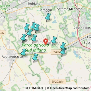 Mappa Via Marchesa Medici, 20083 Gaggiano MI, Italia (3.66154)