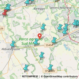 Mappa Via Marchesa Medici, 20083 Gaggiano MI, Italia (6.7055)