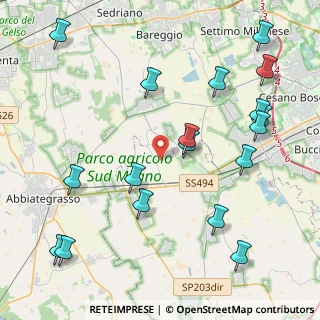 Mappa Via Marchesa Medici, 20083 Gaggiano MI, Italia (5.14056)
