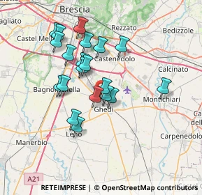 Mappa Via parti sera, 25016 Ghedi BS, Italia (6.2245)