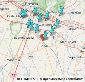 Mappa Via parti sera, 25016 Ghedi BS, Italia (7.35846)