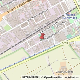 Mappa Via Claudio Treves, 57, 20090 Trezzano sul Naviglio, Milano (Lombardia)