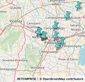 Mappa Via Cesare pavese, 35030 Rubano PD, Italia (13.29182)