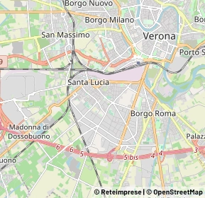 Mappa 37136 Verona VR, Italia (2.125)