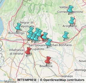 Mappa Via F.lli Cervi, 37036 San Martino Buon Albergo VR, Italia (12.16)