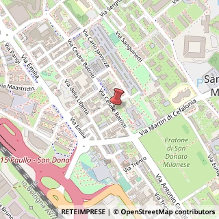 Mappa Via Cesare Battisti, 19, 20097 San Donato Milanese, Milano (Lombardia)