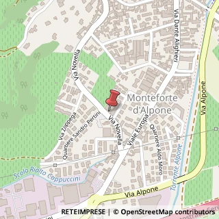 Mappa Via Novella, 4, 37032 Monteforte d'Alpone, Verona (Veneto)