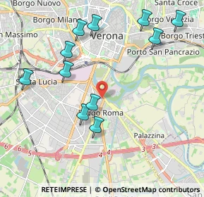 Mappa Via Trieste, 37121 Verona VR, Italia (2.21818)
