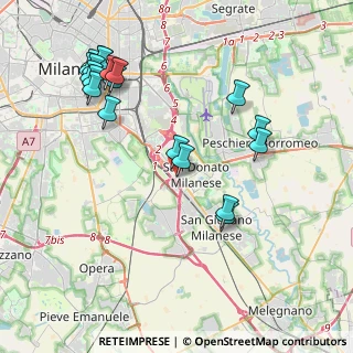 Mappa Via Schengen, 20097 San Donato Milanese MI, Italia (4.57053)