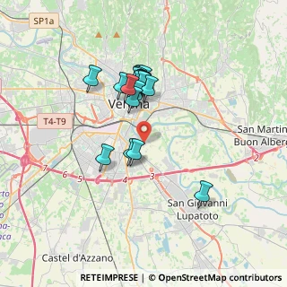 Mappa Via del Pestrino, 37134 Verona VR, Italia (2.84053)