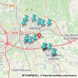 Mappa Via del Pestrino, 37134 Verona VR, Italia (3.35313)