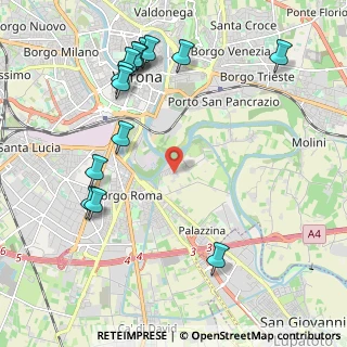 Mappa Via del Pestrino, 37134 Verona VR, Italia (2.49571)