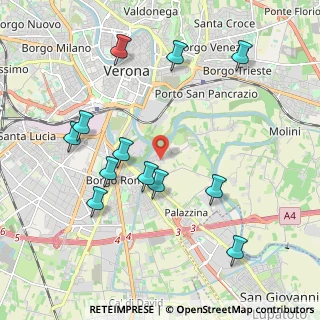 Mappa Via del Pestrino, 37134 Verona VR, Italia (2.13417)