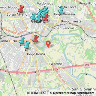 Mappa Via del Pestrino, 37134 Verona VR, Italia (2.57714)