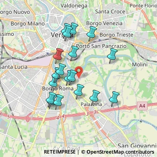 Mappa Via del Pestrino, 37134 Verona VR, Italia (1.70056)