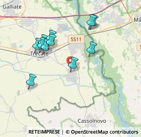 Mappa Via Don Michele Merlino, 28065 Cerano NO, Italia (3.56727)