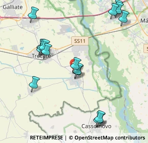 Mappa Via Don Michele Merlino, 28065 Cerano NO, Italia (4.67235)