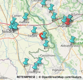 Mappa Via Don Michele Merlino, 28065 Cerano NO, Italia (9.722)