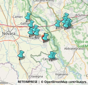 Mappa Via Don Michele Merlino, 28065 Cerano NO, Italia (6.86611)