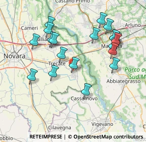 Mappa Via Don Michele Merlino, 28065 Cerano NO, Italia (8.0085)