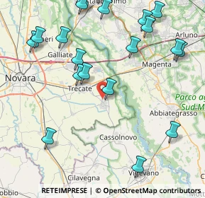 Mappa Via Don Michele Merlino, 28065 Cerano NO, Italia (10.4215)