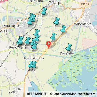 Mappa Via Romea, 30034 Mira VE, Italia (2.044)