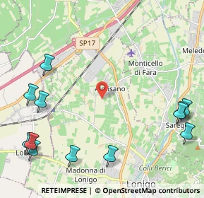 Mappa Via Fontane, 36045 Lonigo VI, Italia (3.0625)