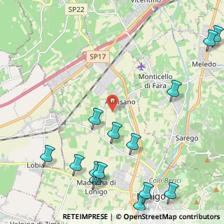 Mappa Via Fontane, 36045 Lonigo VI, Italia (3.01857)