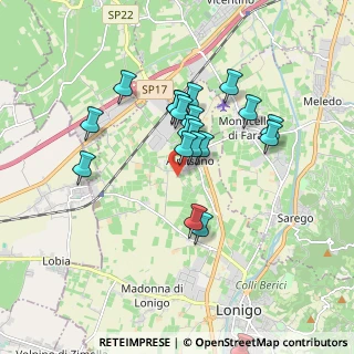 Mappa Via Fontane, 36045 Lonigo VI, Italia (1.4015)