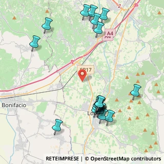 Mappa Via Fontane, 36045 Lonigo VI, Italia (4.87)