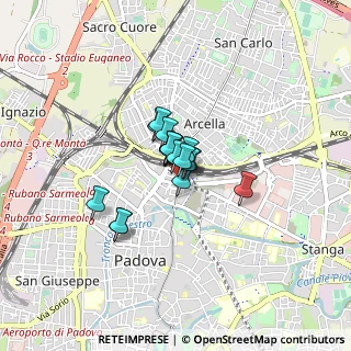 Mappa Via Norma Cossetto, 35133 Padova PD, Italia (0.38368)