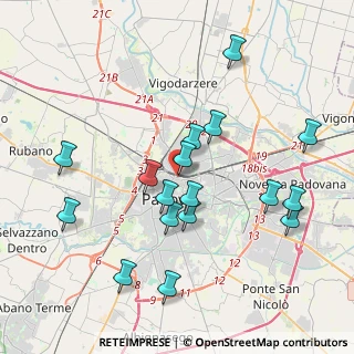Mappa Via Norma Cossetto, 35133 Padova PD, Italia (3.97647)
