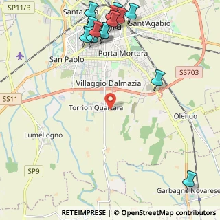 Mappa Strada Cascina Bertona, 28100 Novara NO, Italia (2.98786)