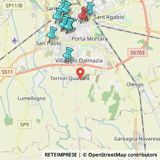 Mappa Strada Cascina Bertona, 28100 Novara NO, Italia (2.83333)