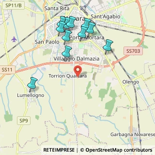 Mappa Strada Cascina Bertona, 28100 Novara NO, Italia (2.27182)