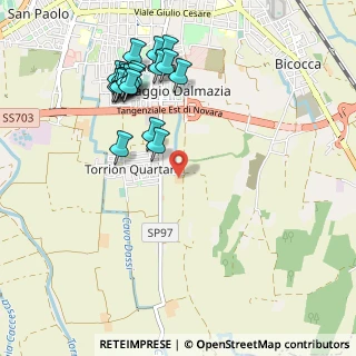 Mappa Strada Cascina Bertona, 28100 Novara NO, Italia (1.093)