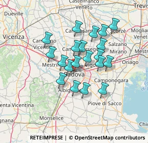 Mappa Università degli Studi di Padova, 35137 Padova PD, Italia (10.854)