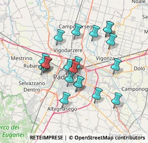 Mappa Via Luigi Pastro, 35132 Padova PD, Italia (6.346)