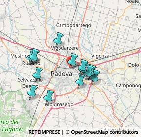 Mappa Via Luigi Pastro, 35132 Padova PD, Italia (6.11933)