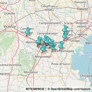 Mappa Via Girolamo Orlandini, 35131 Padova PD, Italia (7.98909)