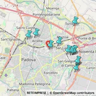 Mappa Via Girolamo Orlandini, 35131 Padova PD, Italia (2.10583)