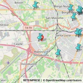 Mappa Via Sommacampagna Interporto, 37137 Verona VR, Italia (3.56455)