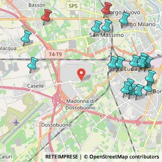 Mappa Via Sommacampagna Interporto, 37137 Verona VR, Italia (2.9455)