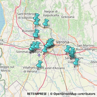 Mappa Via Sommacampagna Interporto, 37137 Verona VR, Italia (6.25211)
