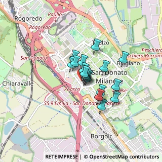 Mappa Via Emilia bis, 20097 San Donato Milanese MI, Italia (0.493)