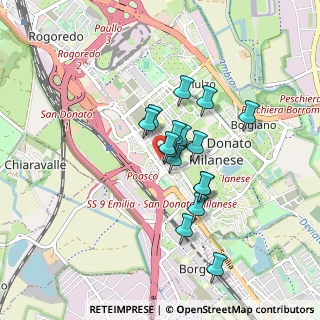 Mappa Via Emilia bis, 20097 San Donato Milanese MI, Italia (0.63625)