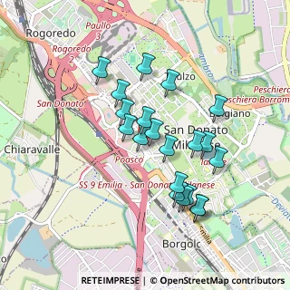 Mappa Via della Libertà, 20097 San Donato Milanese MI, Italia (0.788)