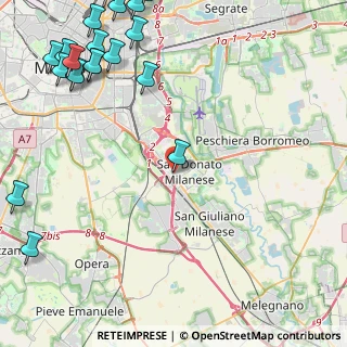 Mappa Via della Libertà, 20097 San Donato Milanese MI, Italia (6.787)