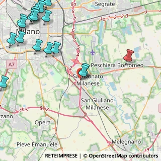 Mappa Via Emilia bis, 20097 San Donato Milanese MI, Italia (6.6295)