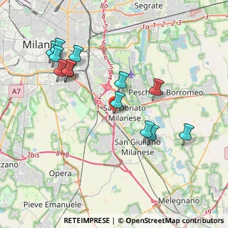 Mappa Via Emilia bis, 20097 San Donato Milanese MI, Italia (4.08846)